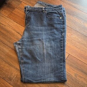 Avenue Denim Classic Blue Straight Leg Women's Jeans Size 16T